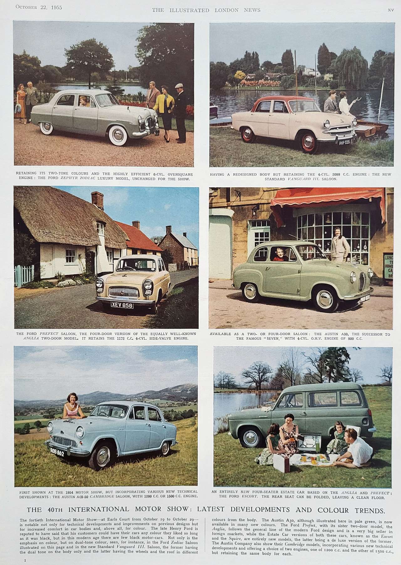 colour trends in 1955 cars